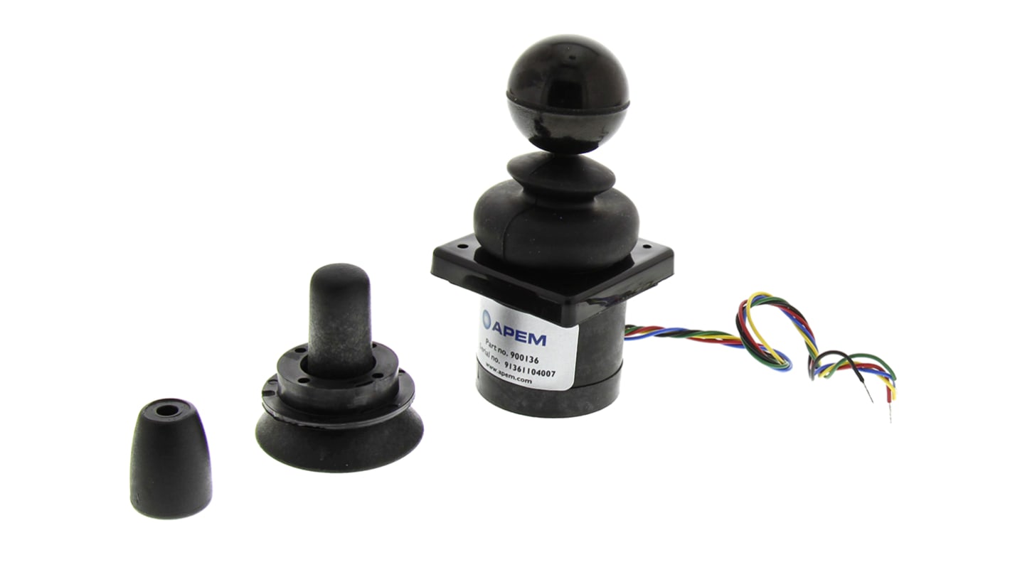 Interruttore joystick APEM 9SA10SC-22-46 Passivo, tenuta IP65, assi 2