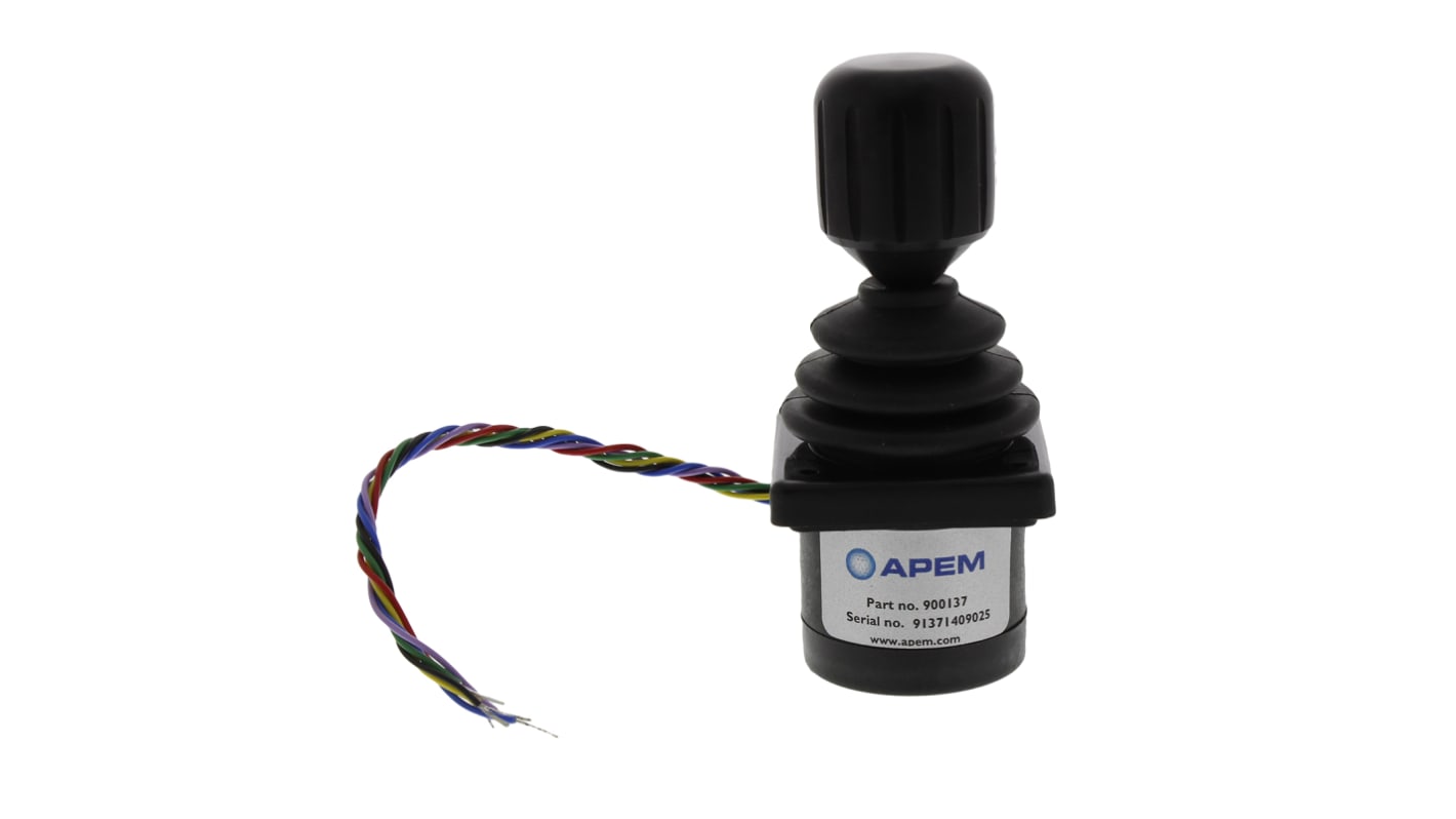 APEM Joystick, 3-Achsen Passiv, IP 65 Griff Typ Burg