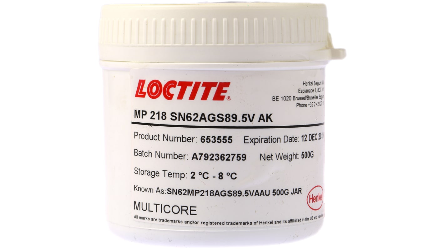Multicore Loctite MP218 Solder Paste, 500g Tub