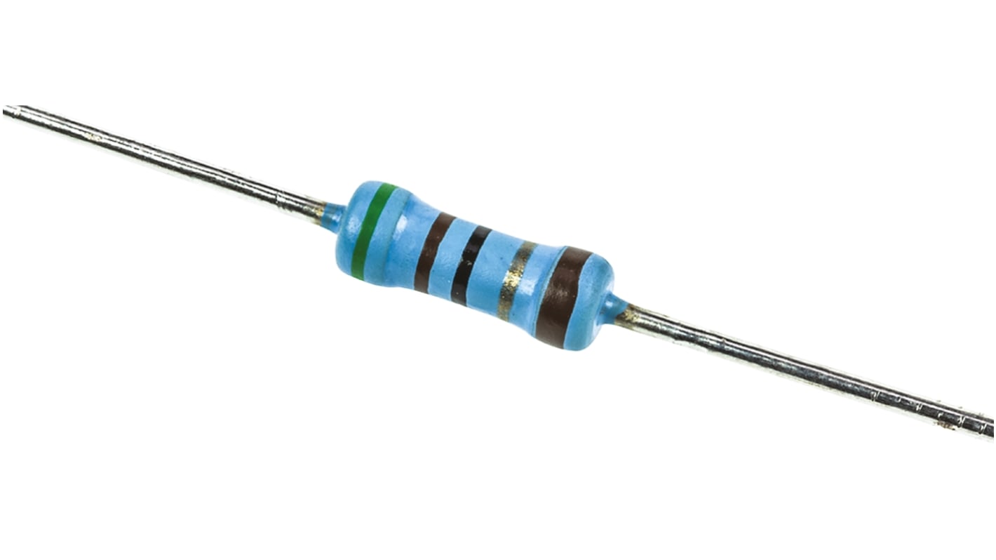 Resistencia Vishay, de 51Ω ±1%, 0.6W, Serie MBB0207