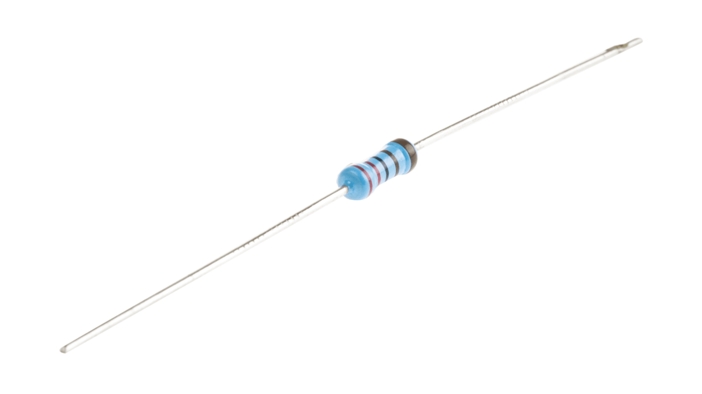 Vishay MBB0207 Series Axial Thin Film Fixed Resistor 2.2kΩ ±1% 0.6W ±50ppm/°C