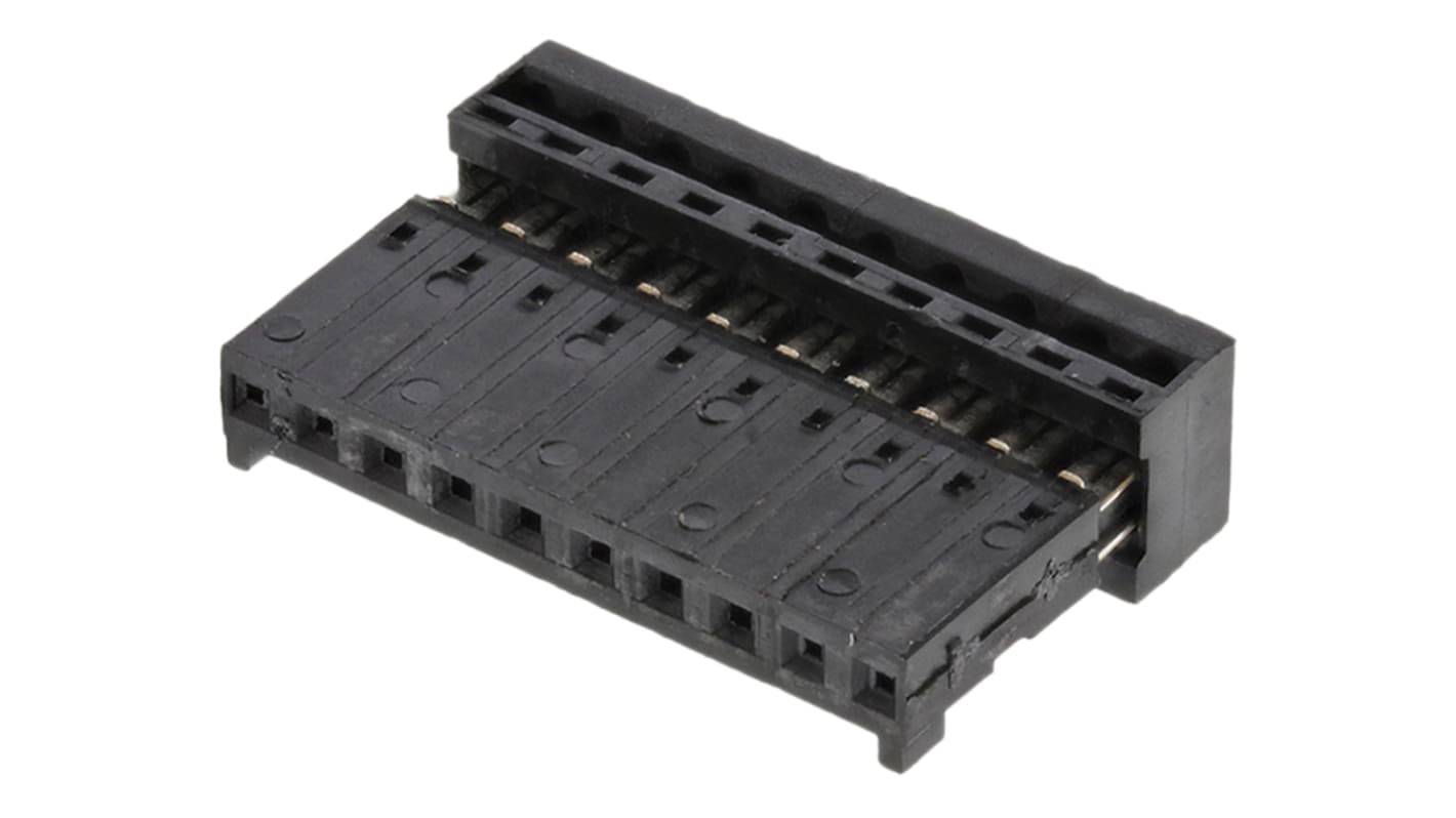 Conector IDC hembra Stelvio Kontek serie Autocom de 10 vías, paso 2.54mm, 1 fila, Montaje de Cable