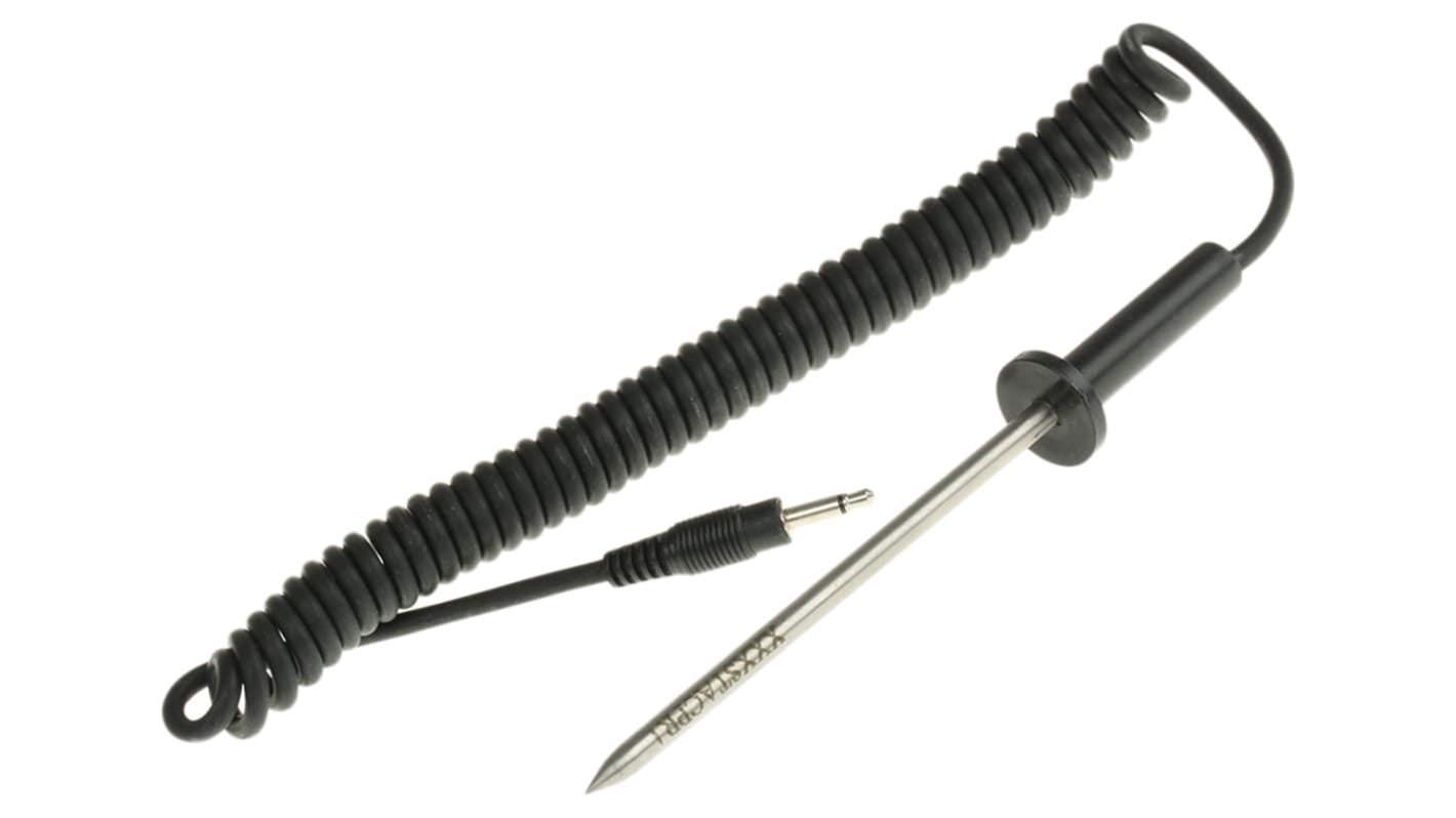 Fluke Temperature Needle Temperature Probe, 90mm Length, 4.8mm Diameter, +260 °C Max