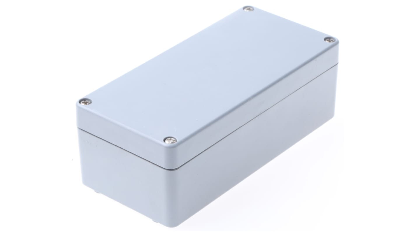 Caja Fibox de Poliéster Gris, 160 x 75 x 55mm, IP67