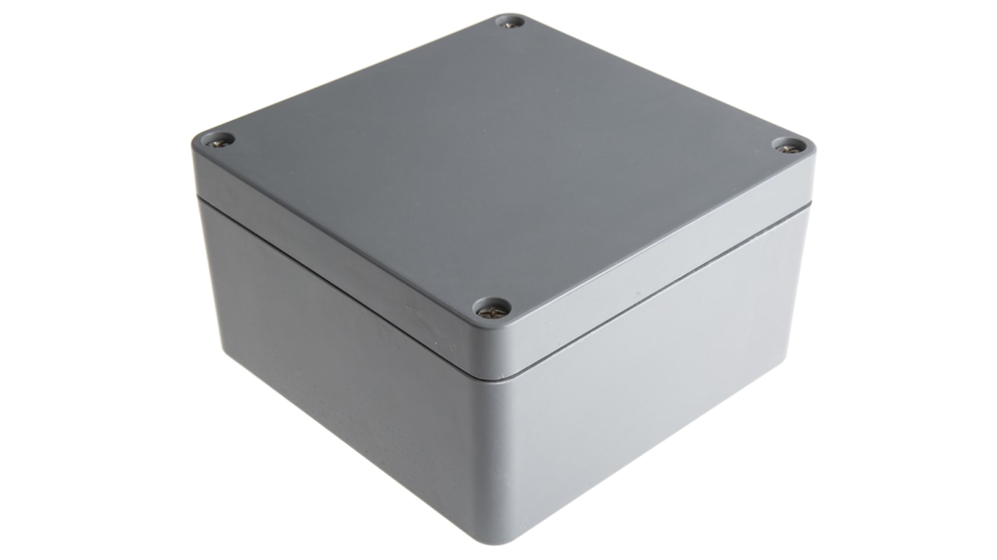 Caja Fibox de Poliéster Gris, 160.5 x 160 x 91mm, IP67