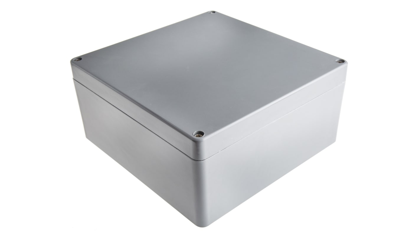 Fibox Euronord II Series Grey Polyester Enclosure, IP66, IP67, Grey Lid, 256 x 251 x 121mm