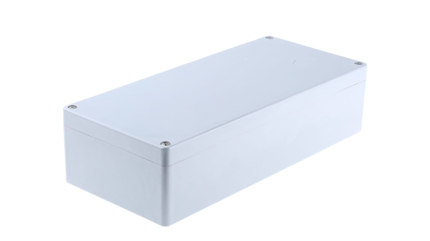 Fibox Euronord II Series Grey Polyester Enclosure, IP54, IP66, Grey Lid, 360 x 160 x 90mm