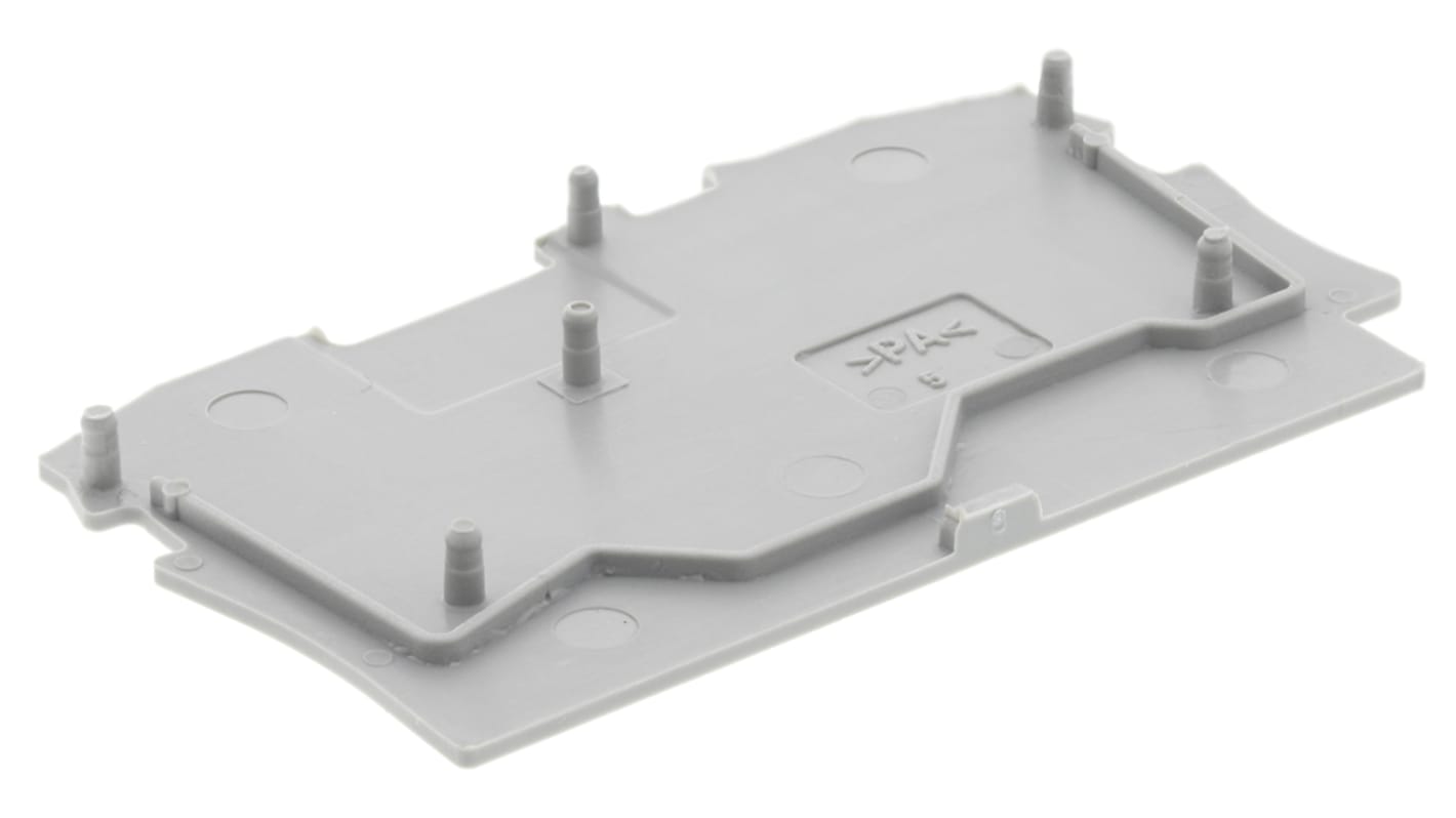 Wago TOPJOB S, 2002 Series End and Intermediate Plate for Use with 2002 Series Terminal Blocks