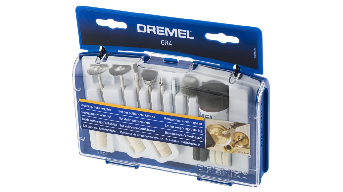 2615 0684 JA Dremel 20 piece Cleaning and Polishing Set, for use with