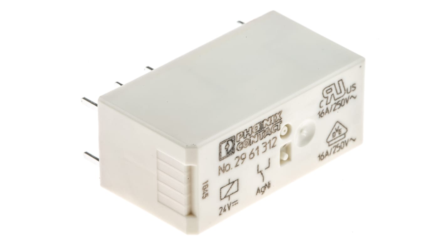 Výkonové relé SPDT Montáž na PCB 24V dc REL-MR- 24DC/21HC