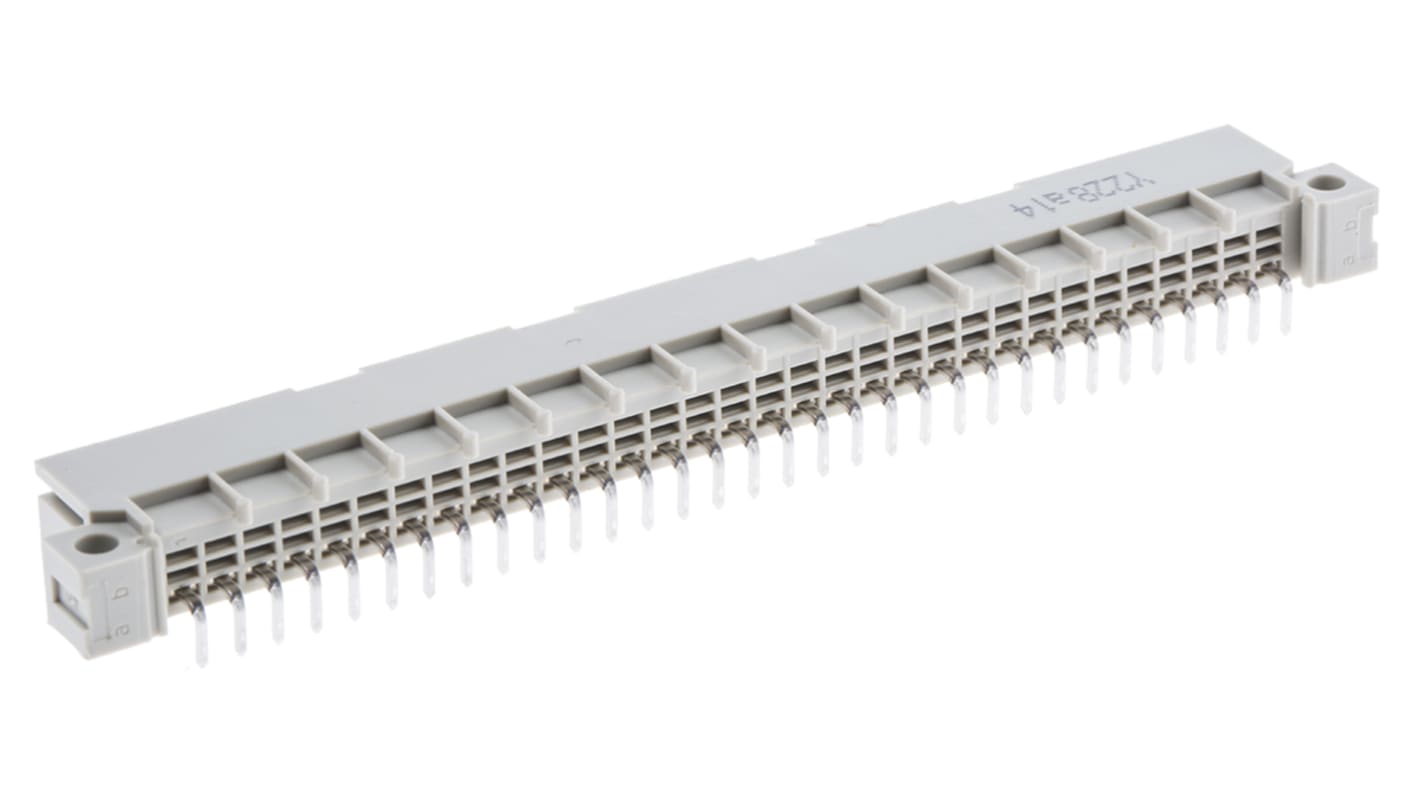 Złącze DIN 41612 32 -pinowe raster: 2.54mm Męski
