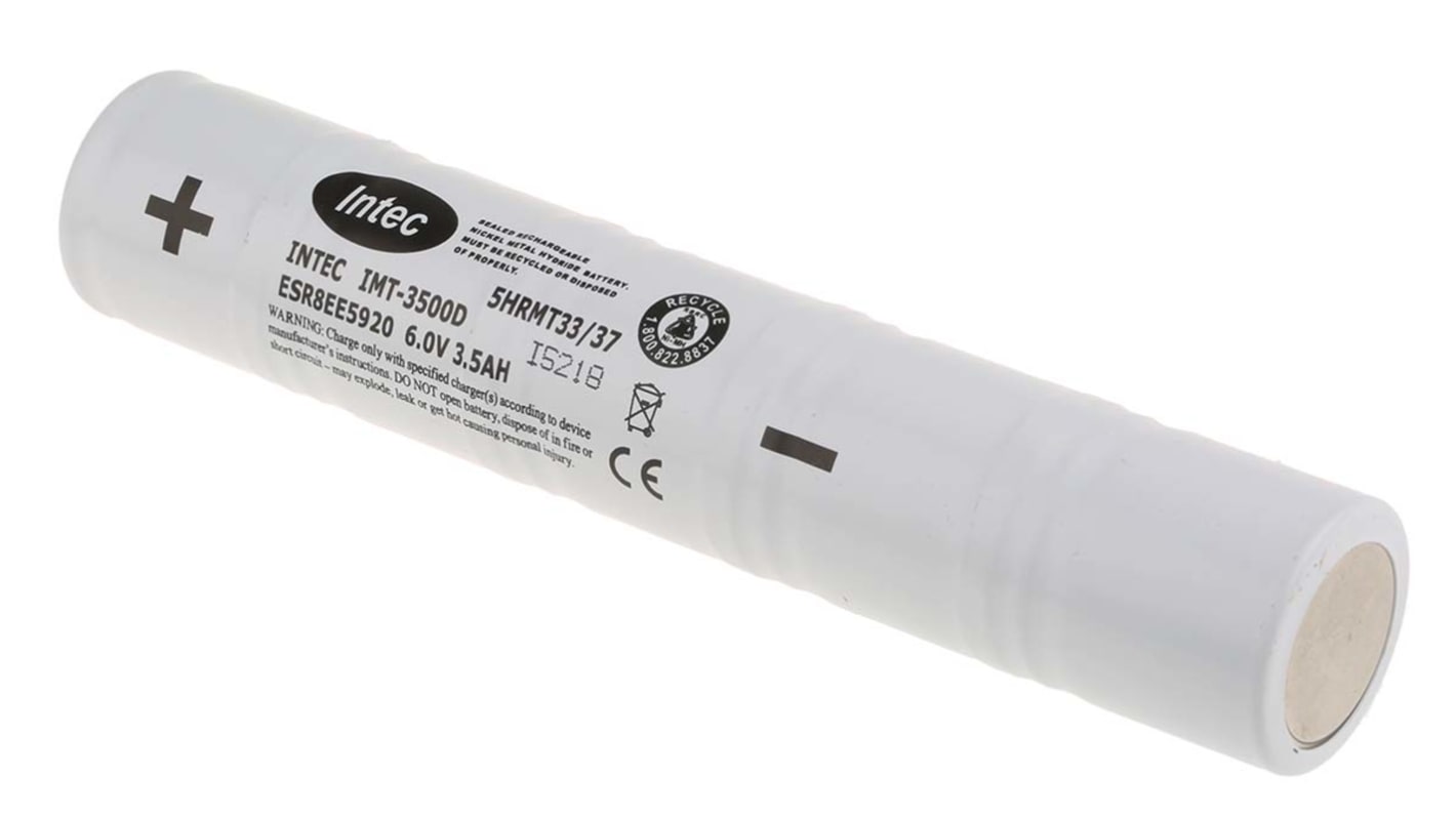 Rechargeable NiCd Torch Battery for Spare Battery Pack for Maglite, 3.5Ah Capacity