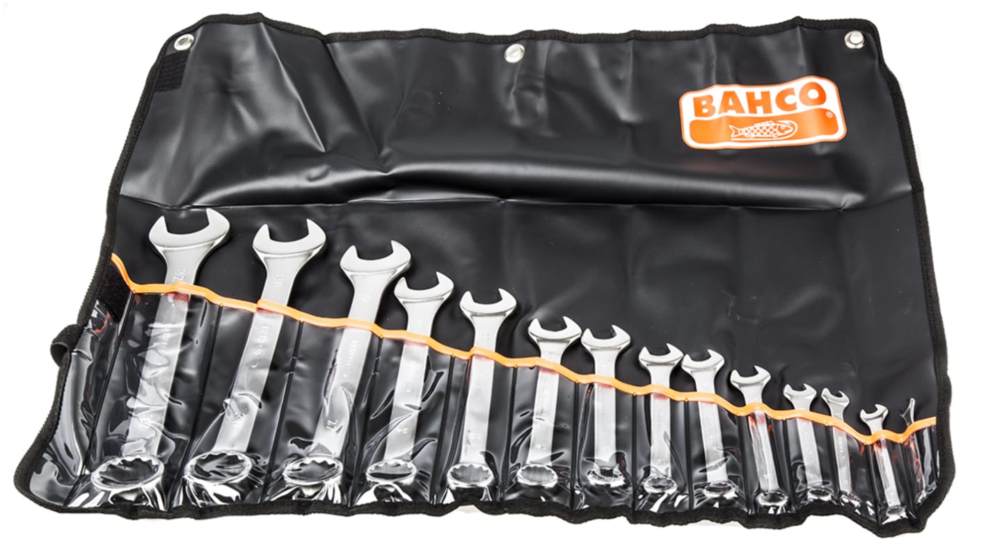 Bahco 111M Series 14-Piece Spanner Set, 6 → 32 mm