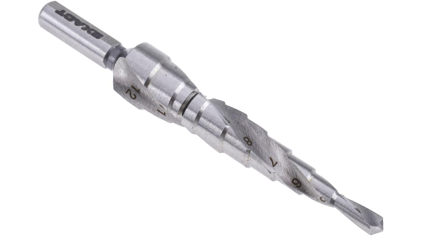 EXACT HSS Stufenbohrer, 4mm → 12mm