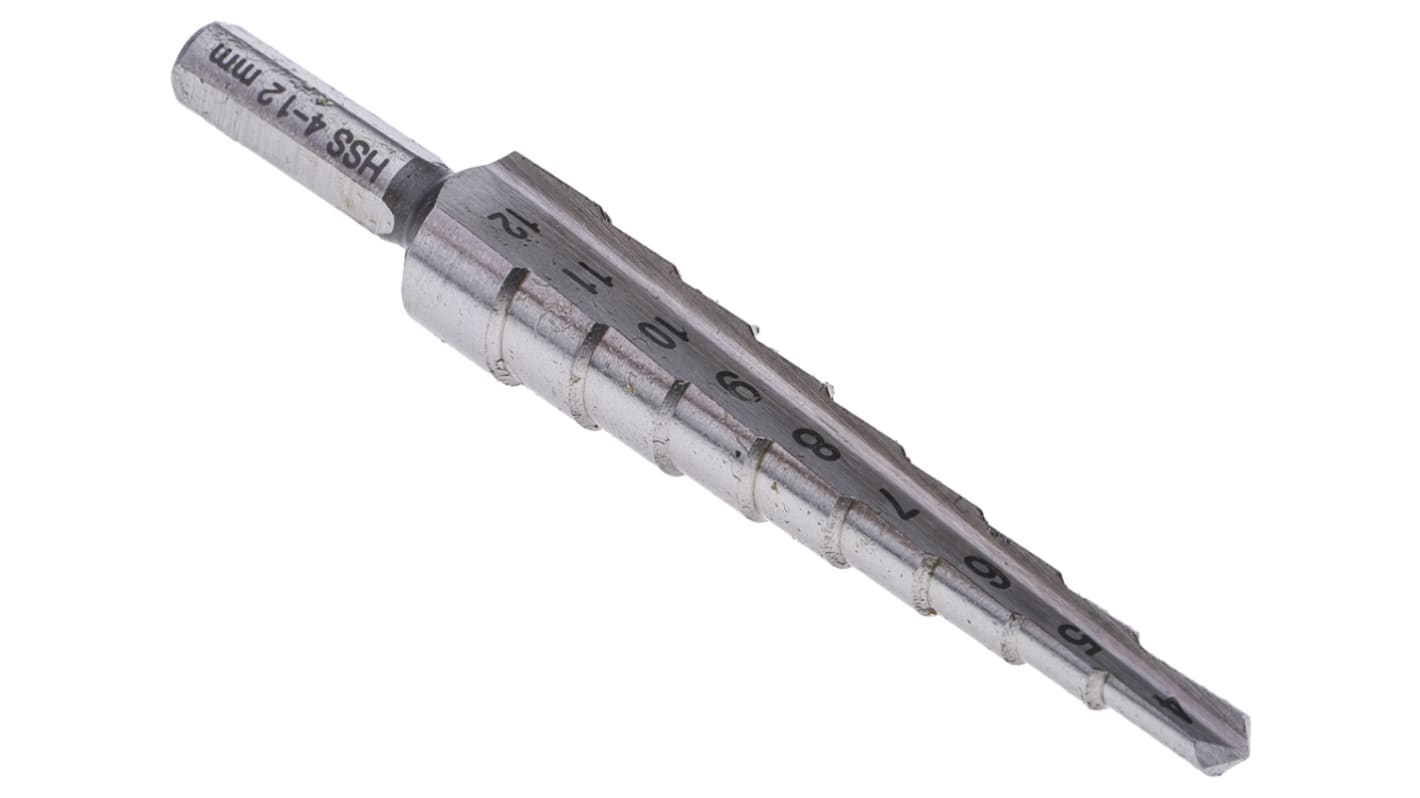 05321 EXACT HSS Step Drill Bit 4mm x 12mm RS