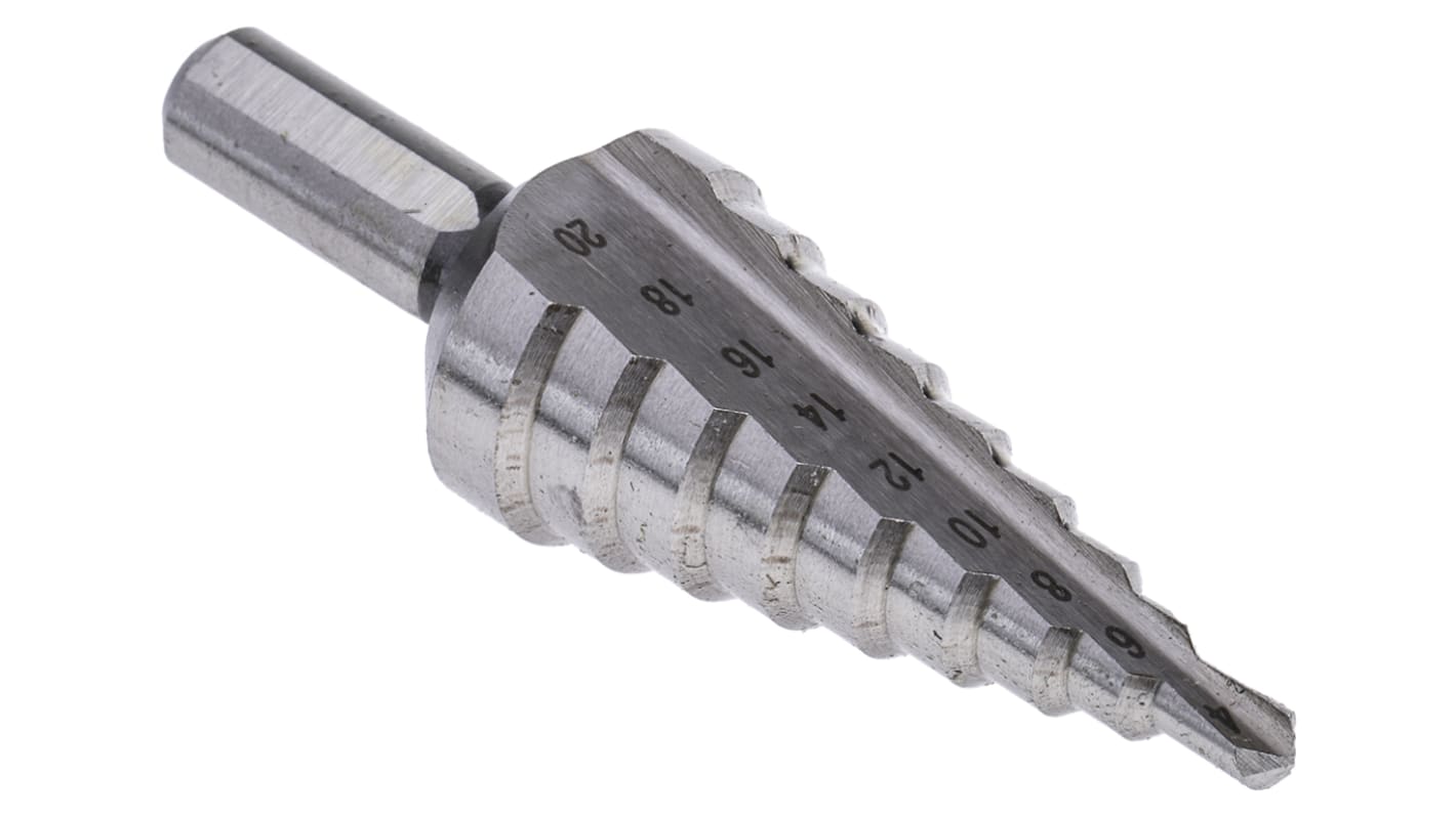 05328 EXACT HSS Step Drill Bit 4mm x 20mm RS