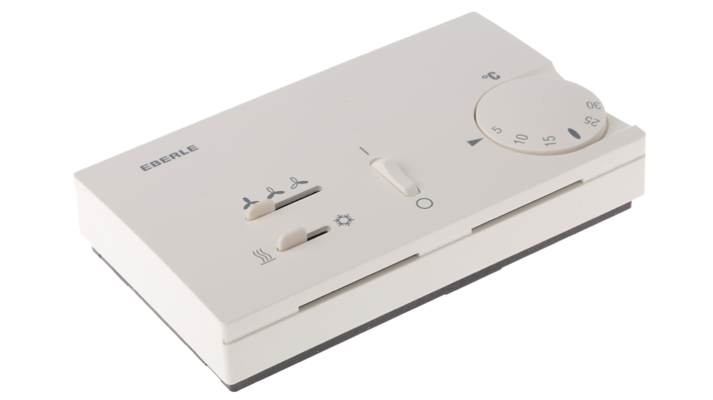 KLRE 7012 Eberle SPDT Thermostats, 6A, 230 V ac, +5 → +30 °C RS