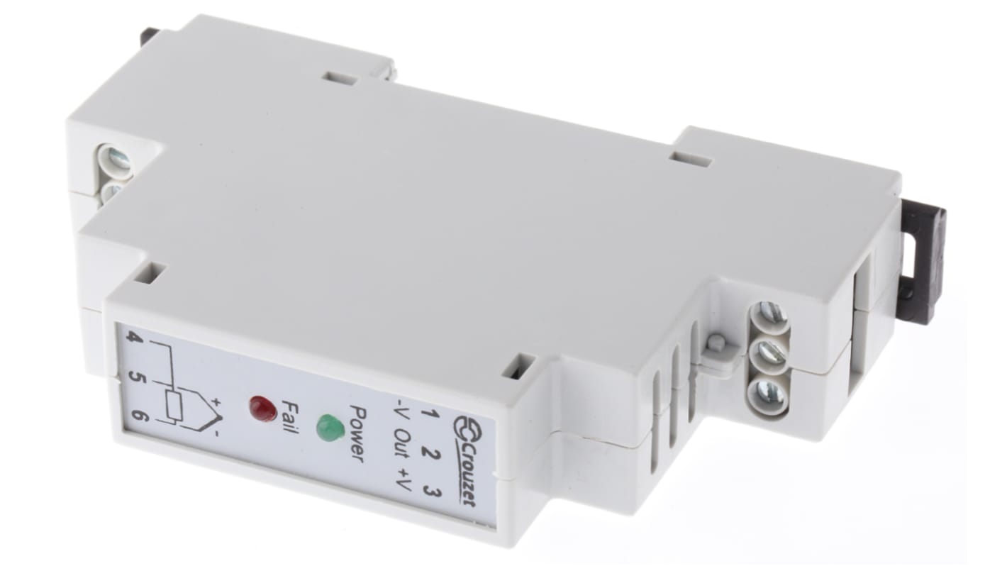 Crouzet Signal Conditioner, Thermocouple Input, Voltage Output, 24V dc Supply