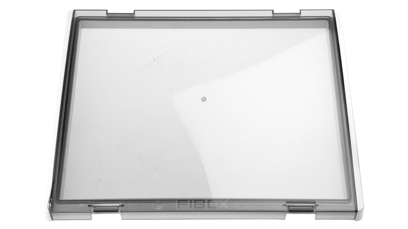 Fibox Grey Polycarbonate IP65 Inspection Window for use with 26 Module Enclosure