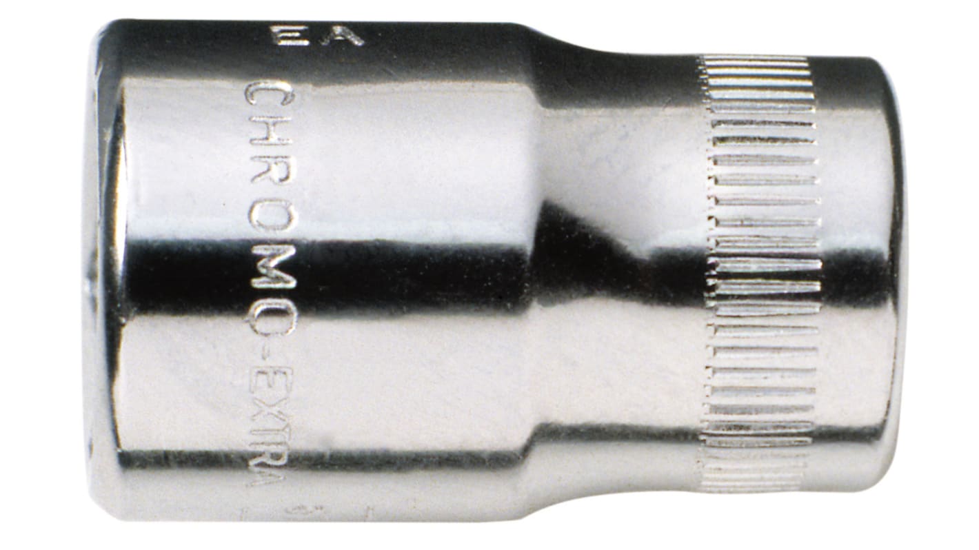 Bahco 1/4 in Drive 7/16in Standard Socket, 6 point, 24.7 mm Overall Length