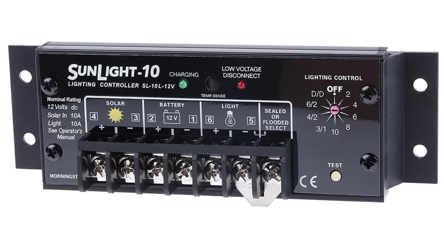 Regolatore di carica solare Morningstar SL-10L-12, 12V cc