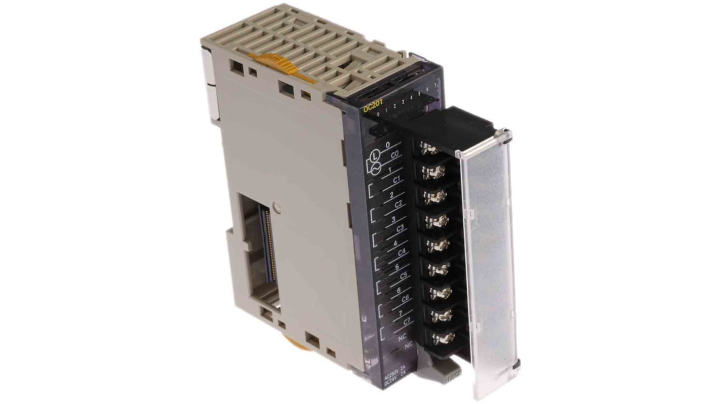Módulo E/S para PLC Omron SYSMAC CJ Series, para usar con Serie SYSMAC CJ, 8 salidas tipo Digita, relé