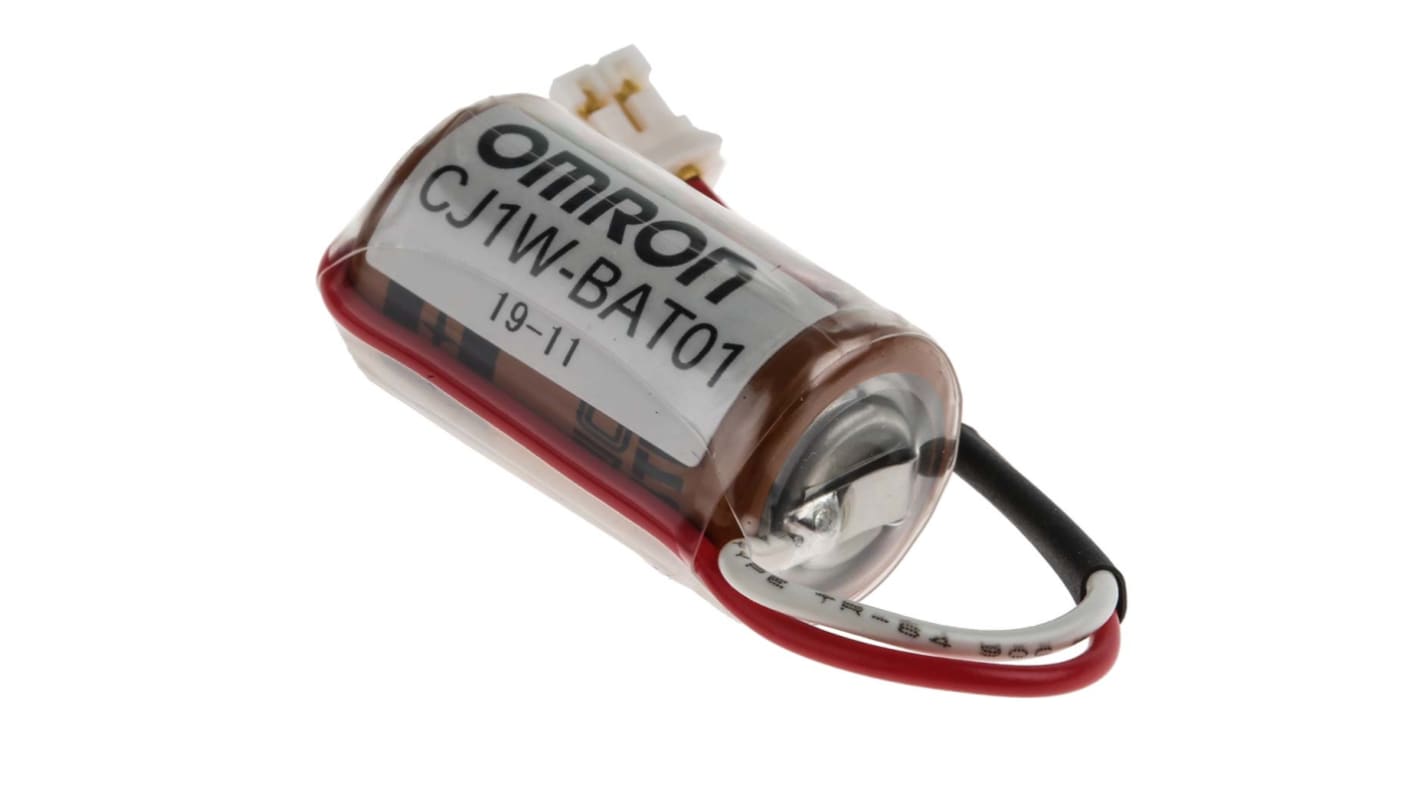 Omron Cj2 Batterie für Serie SYSMAC CJ, 15 x 15 x 35 mm