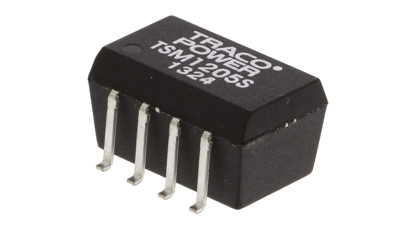 Convertisseur DC-DC TRACOPOWER, TSM, Montage en surface, 1W, 1 sortie, 5V c.c., 200mA