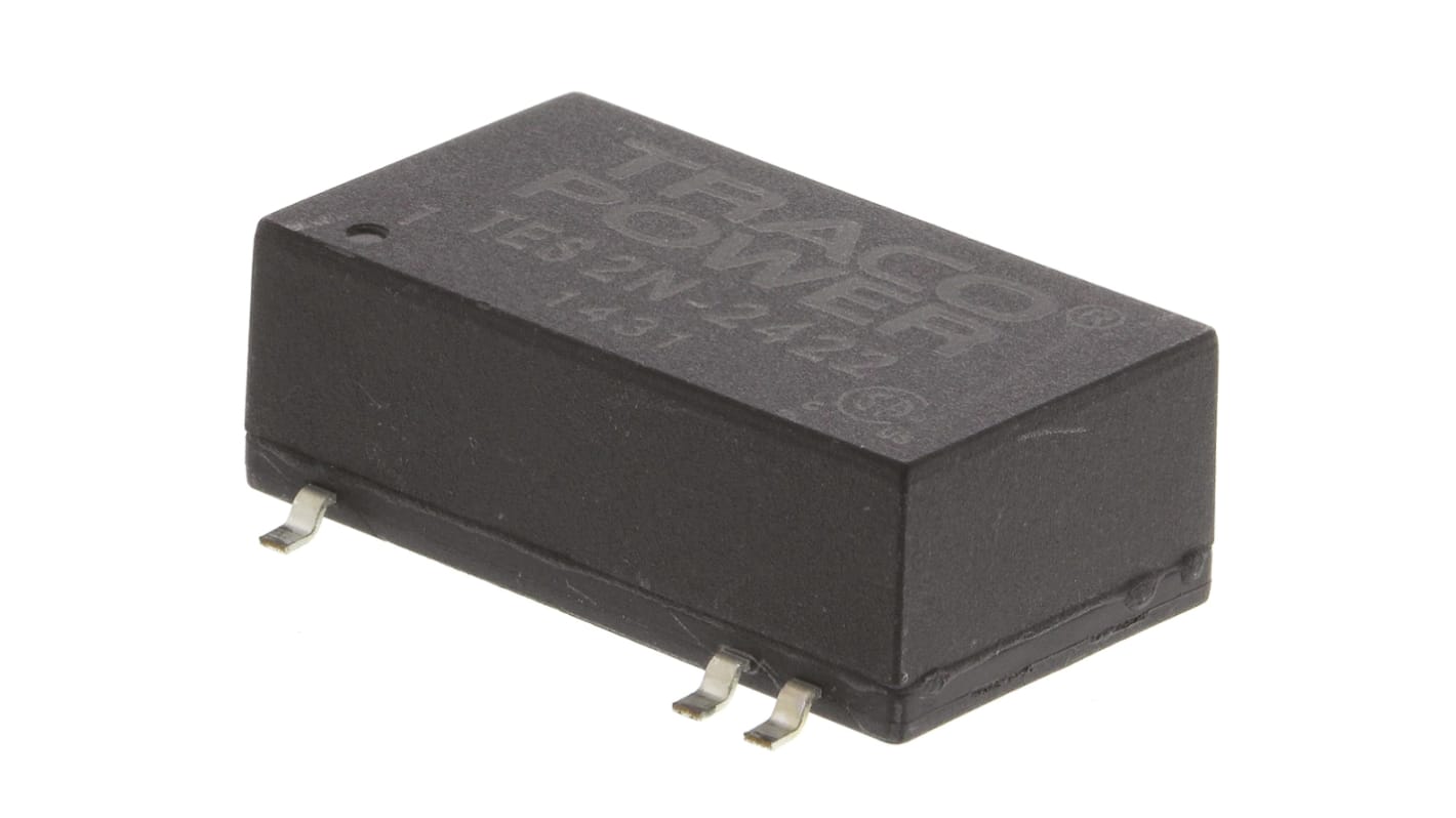 TRACOPOWER TES 2N DC-DC Converter, ±12V dc/ ±85mA Output, 18 → 36 V dc Input, 2W, Surface Mount, +85°C Max Temp