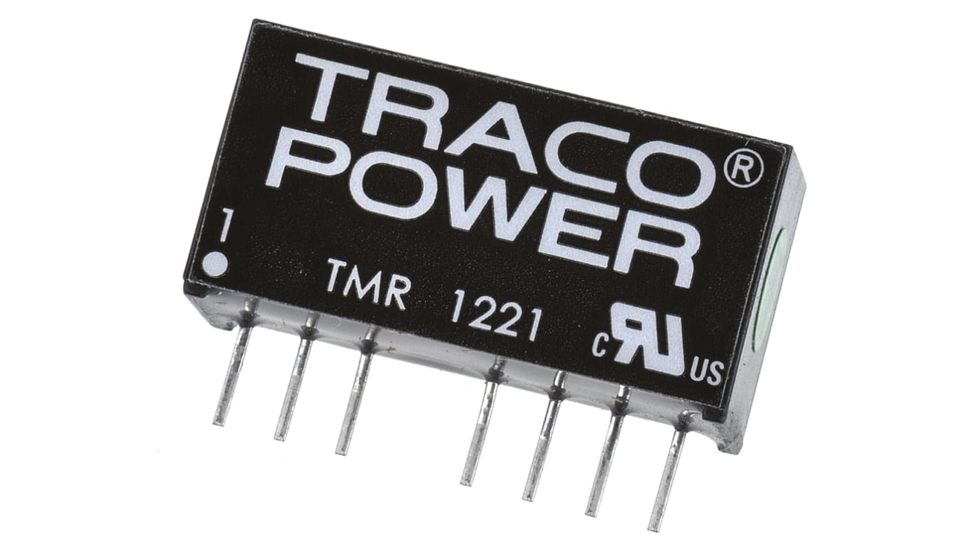 TRACOPOWER TMR 2 DC-DC Converter, ±5V dc/ ±200mA Output, 9 → 18 V dc Input, 2W, Through Hole, +85°C Max Temp