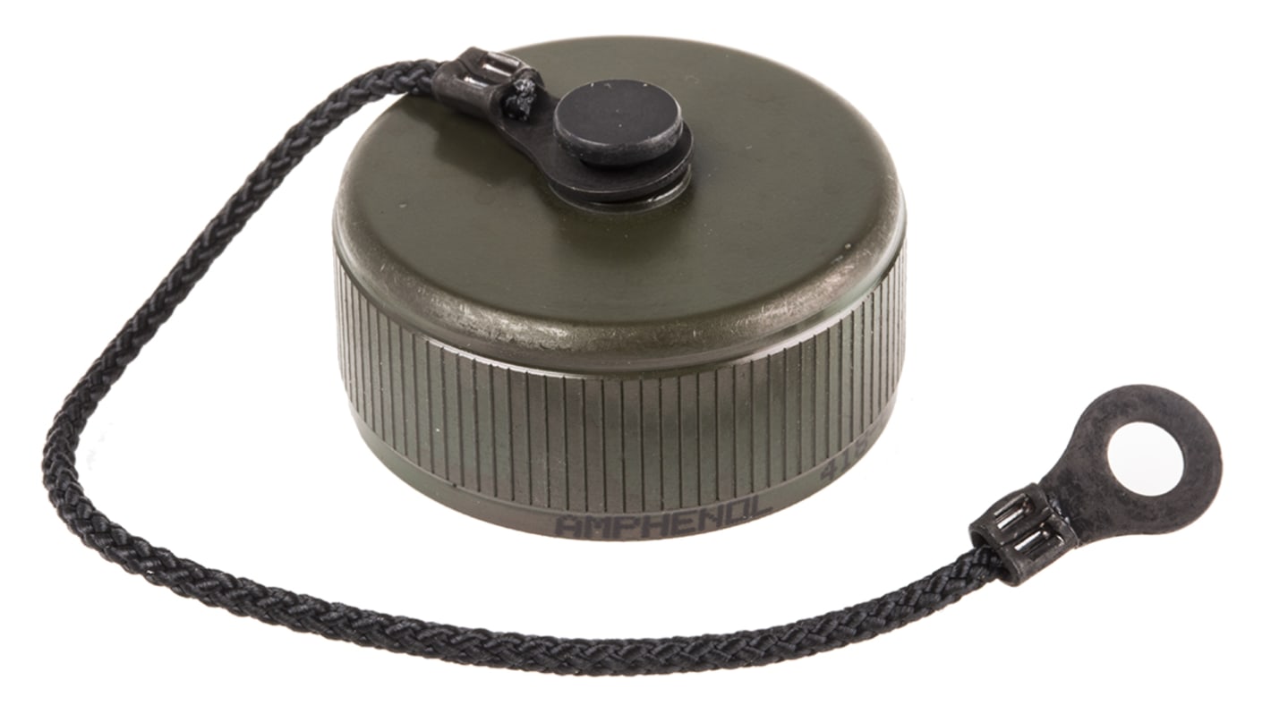 Amphenol TV MIL-DTL-38999 Socket Dust Cap, Shell Size 15, with Zinc Cobalt over Nickel Finish