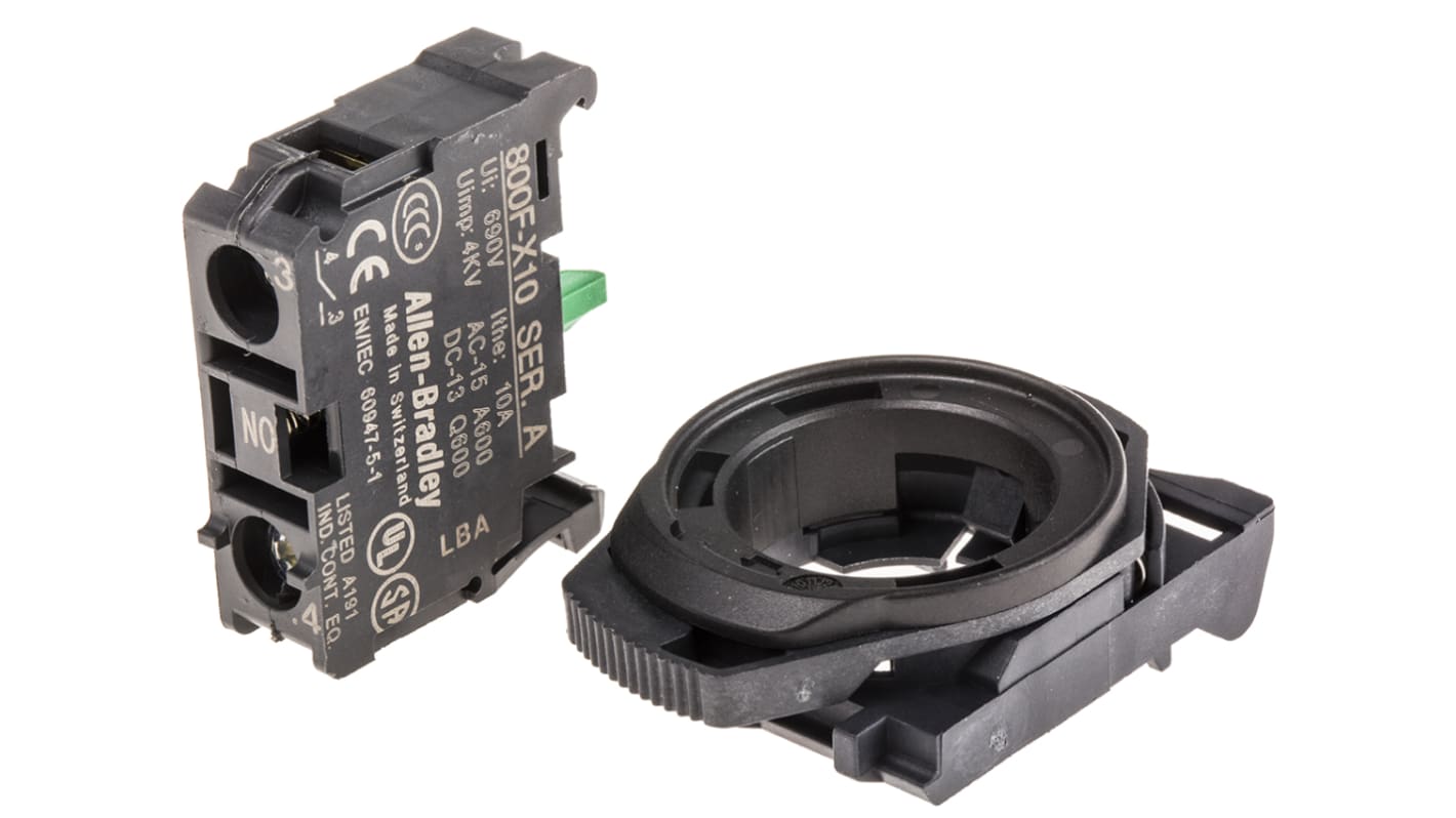 Blocco contatti Allen Bradley, 1 N/A, 600V, terminali a A vite