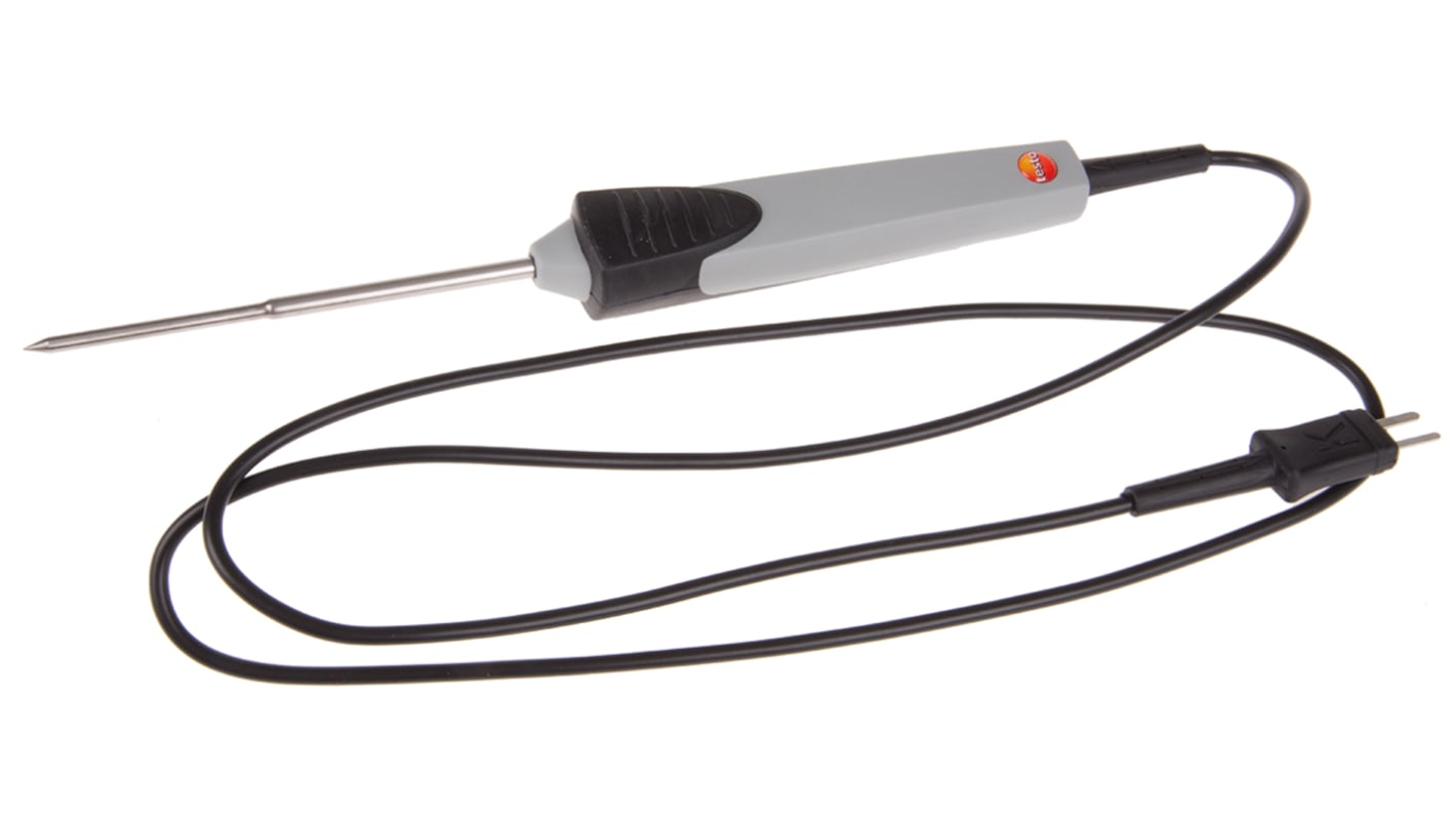 Testo Temperatursensor, K x 50 mm, 114 mm Einstechsonde, max.Temp +400 °C