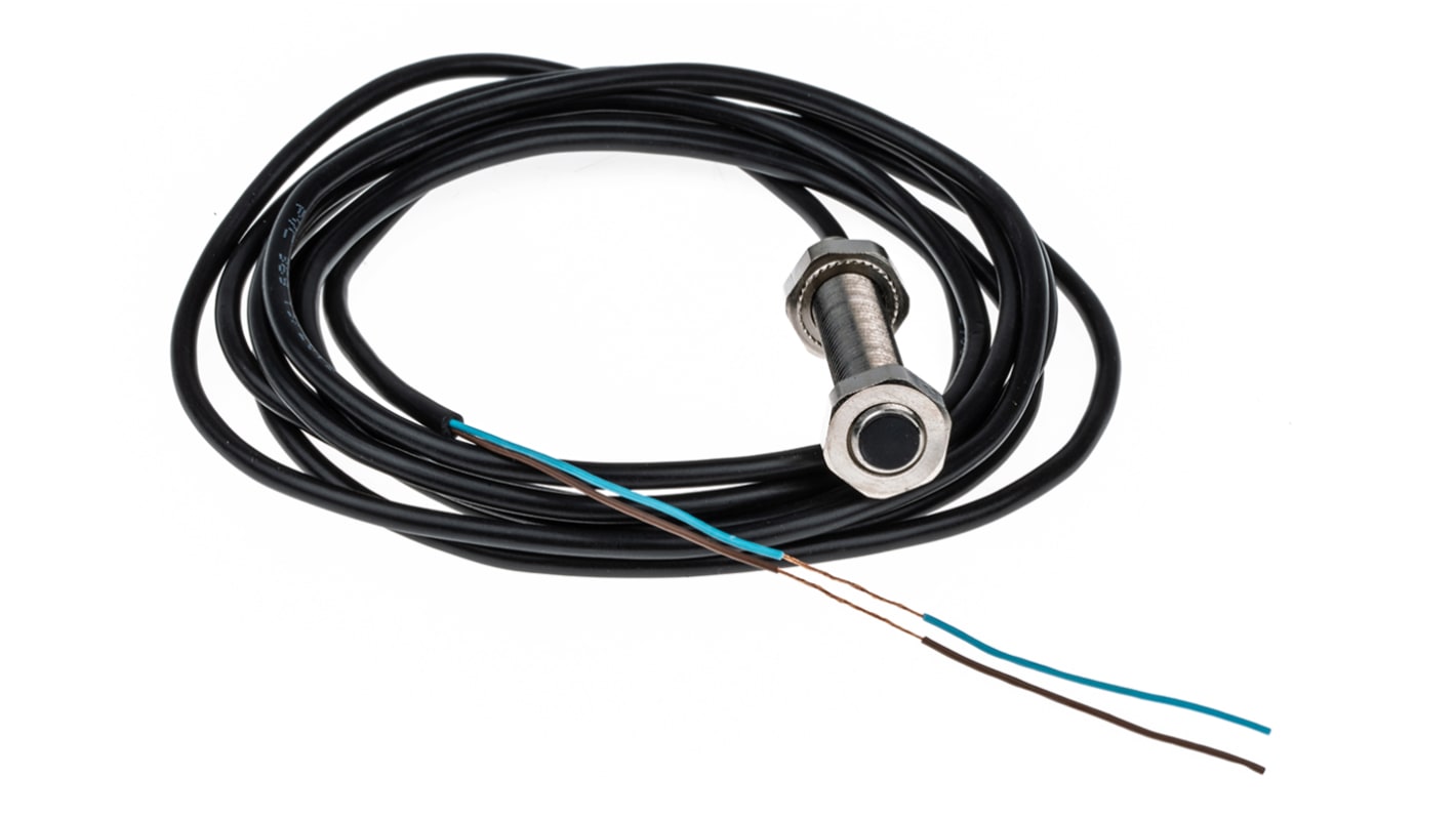 Telemecanique Sensors Inductive Barrel-Style Proximity Sensor, M8 x 1, 1.5 mm Detection, 12 → 48 V dc, IP67