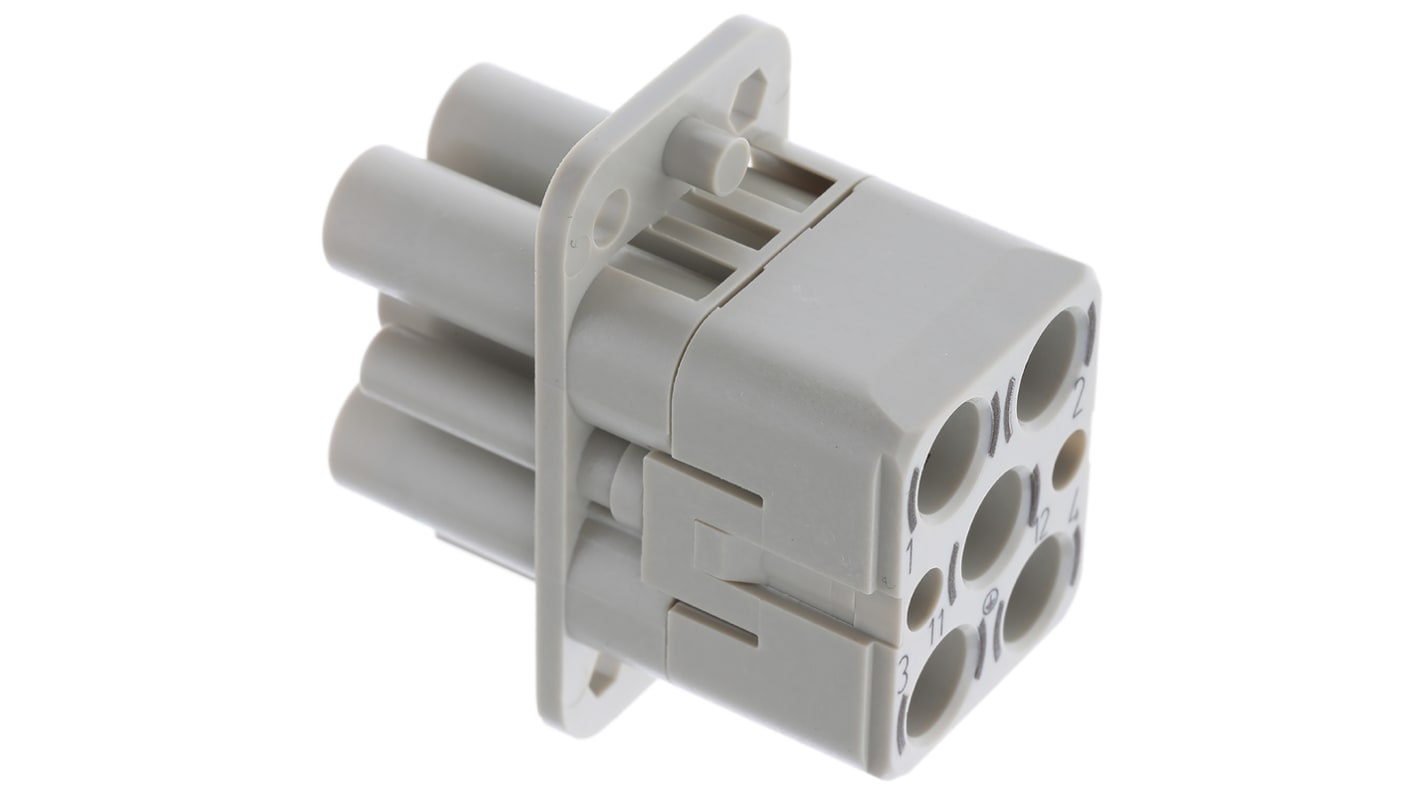 Inserto de conector de potencia HARTING Hembra, serie Han Q