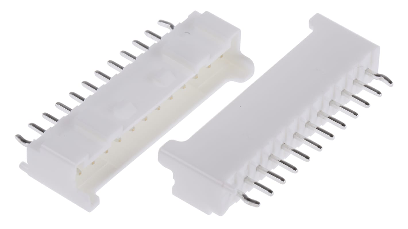 JST PA Series Straight Through Hole PCB Header, 12 Contact(s), 2.0mm Pitch, 1 Row(s), Shrouded