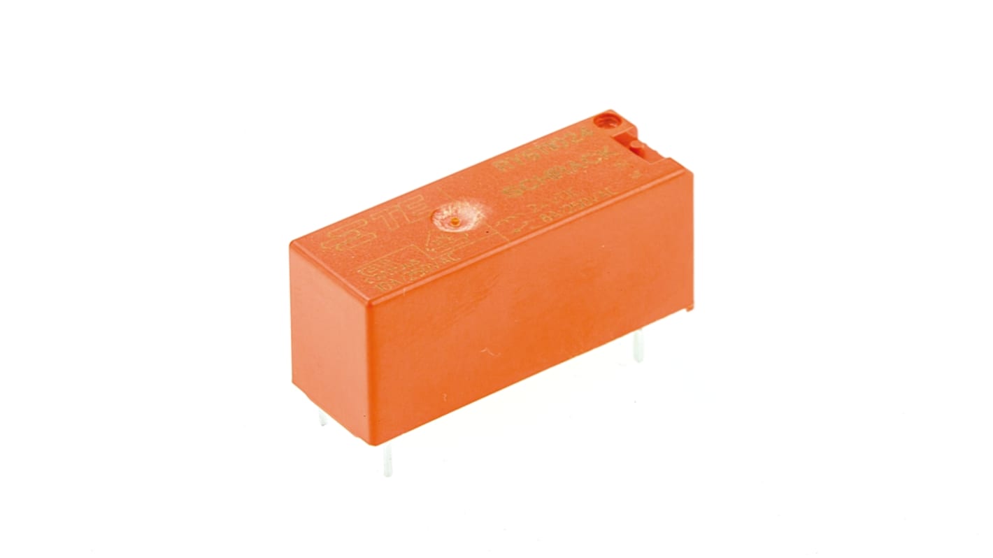 TE Connectivity PCB Mount Non-Latching Relay, 24V dc Coil, 8A Switching Current, SPDT