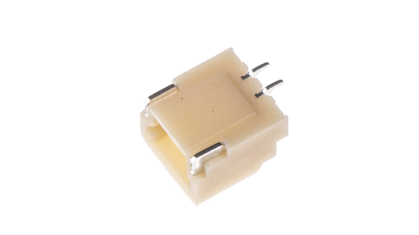 Conector macho para PCB Ángulo de 90° JST serie SH de 2 vías, 1 fila, paso 1.0mm, para soldar, Montaje Superficial