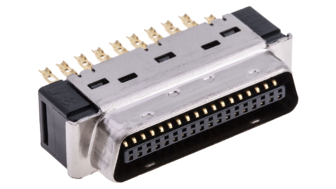 Conector D-sub 3M, Serie 101, paso 2.54mm, Recto, Montaje de Cable, Macho, Terminación Soldador, 1A