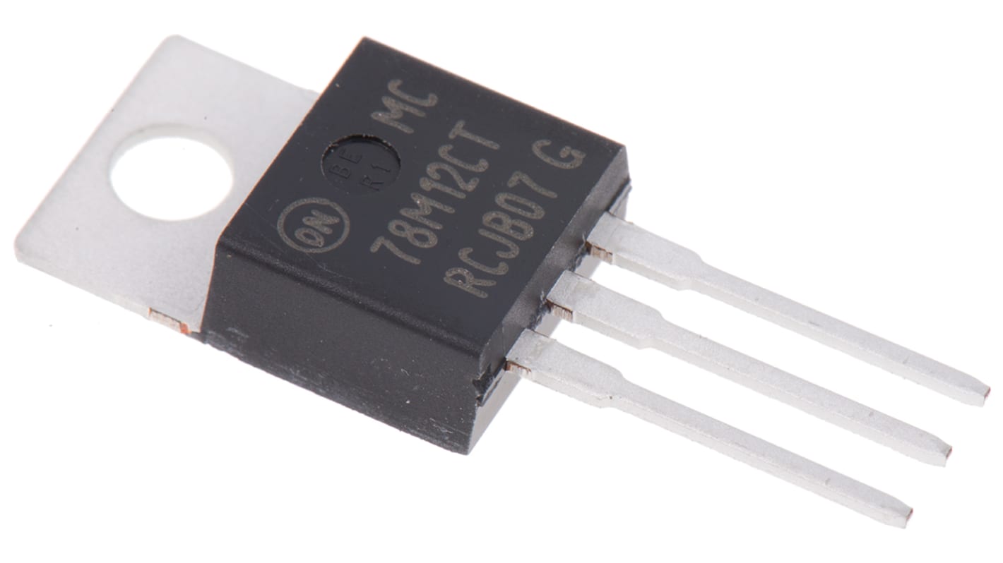 onsemi MC78M12CTG, 1 Linear Voltage, Voltage Regulator 700mA, 12 V 3-Pin, TO-220