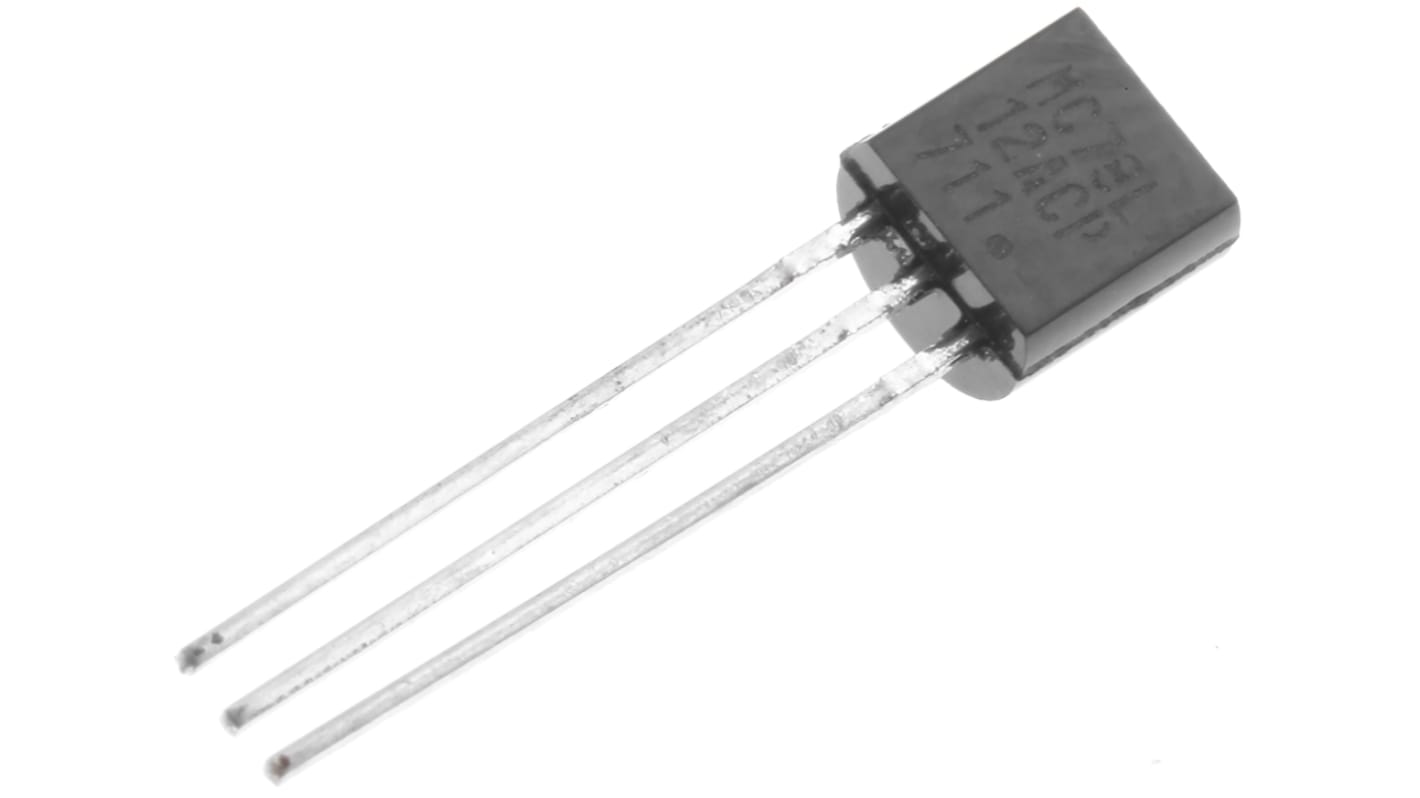 onsemi 電圧レギュレータ リニア電圧 12 V, 3-Pin, MC78L12ACPG