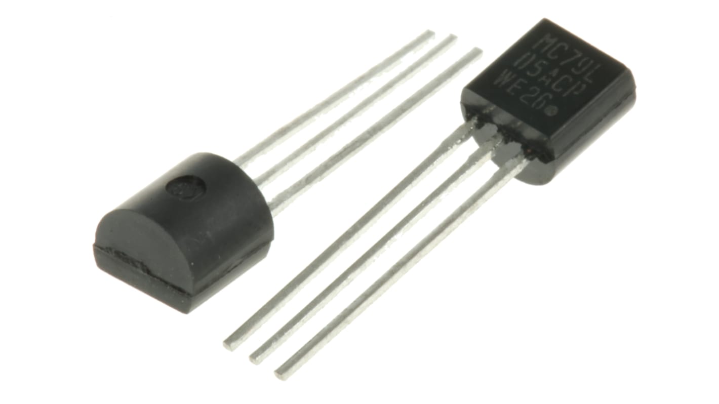 onsemi 電圧レギュレータ リニア電圧 -5 V, 3-Pin, MC79L05ACPG