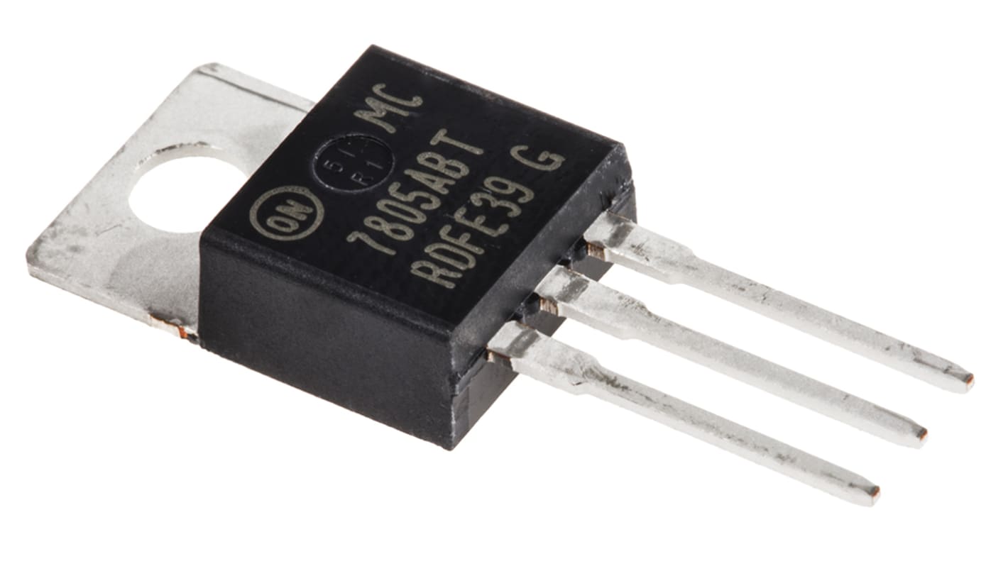 onsemi MC7805ABTG, 1 Linear Voltage, Voltage Regulator 1A, 5 V 3-Pin, TO-220