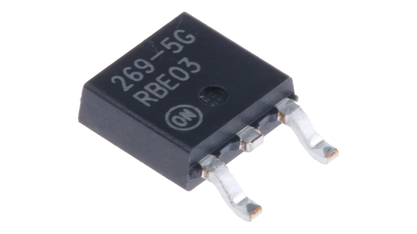 onsemi Spannungsregler 800mA, 1 Niedrige Abfallspannung DPAK, 3-Pin, Fest