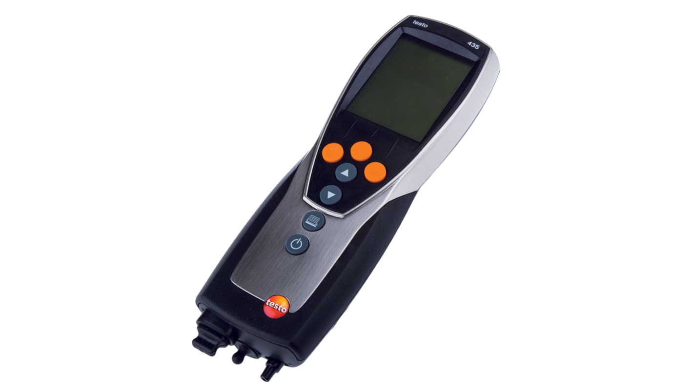 Testo Testo 435-4 Data Logging Air Quality Monitor, +1370 °C, +150 °C, +400 °C Max, 100%RH Max, Battery-Powered