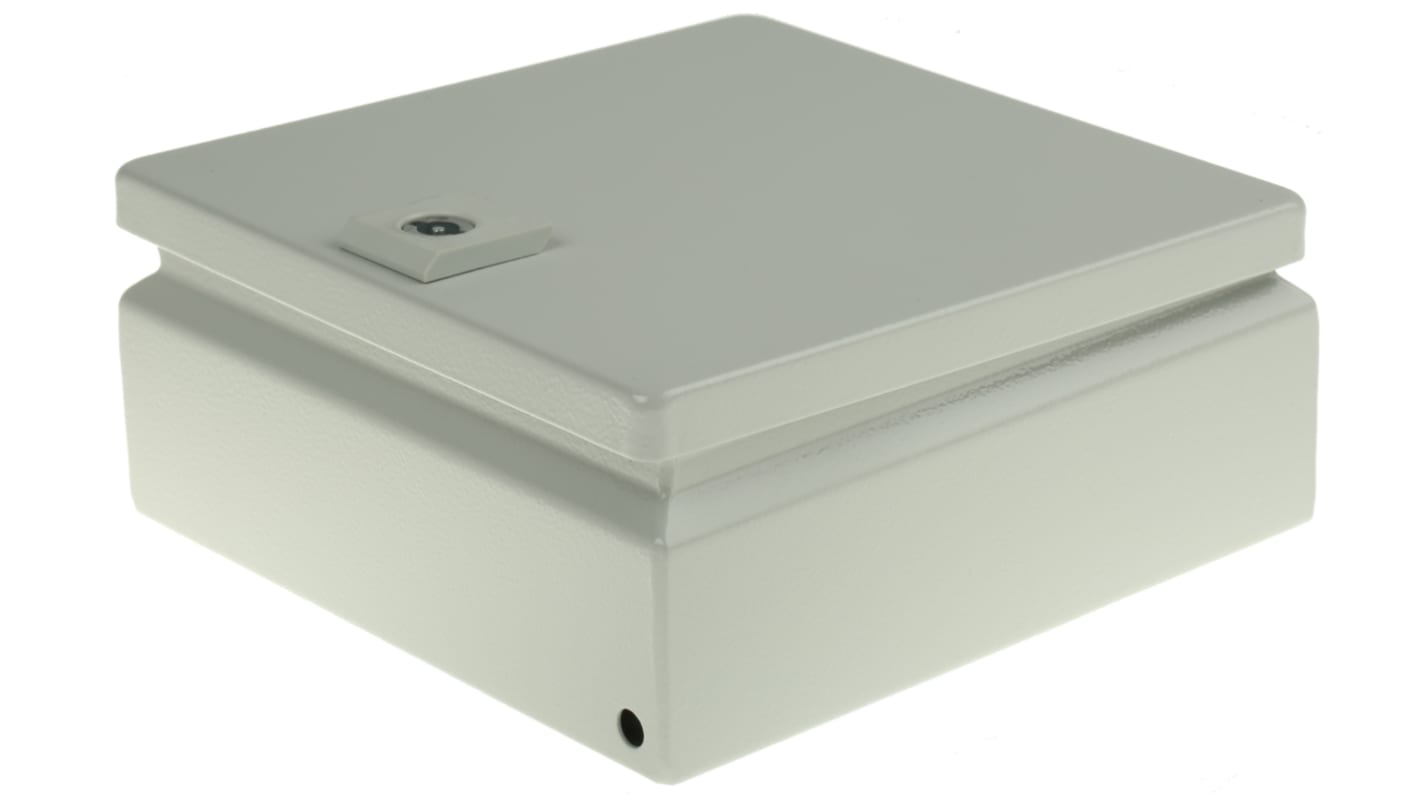 Nástěnná krabice, řada: E-Box EB IP66 Ocel Šedá 200 x 200 x 80mm