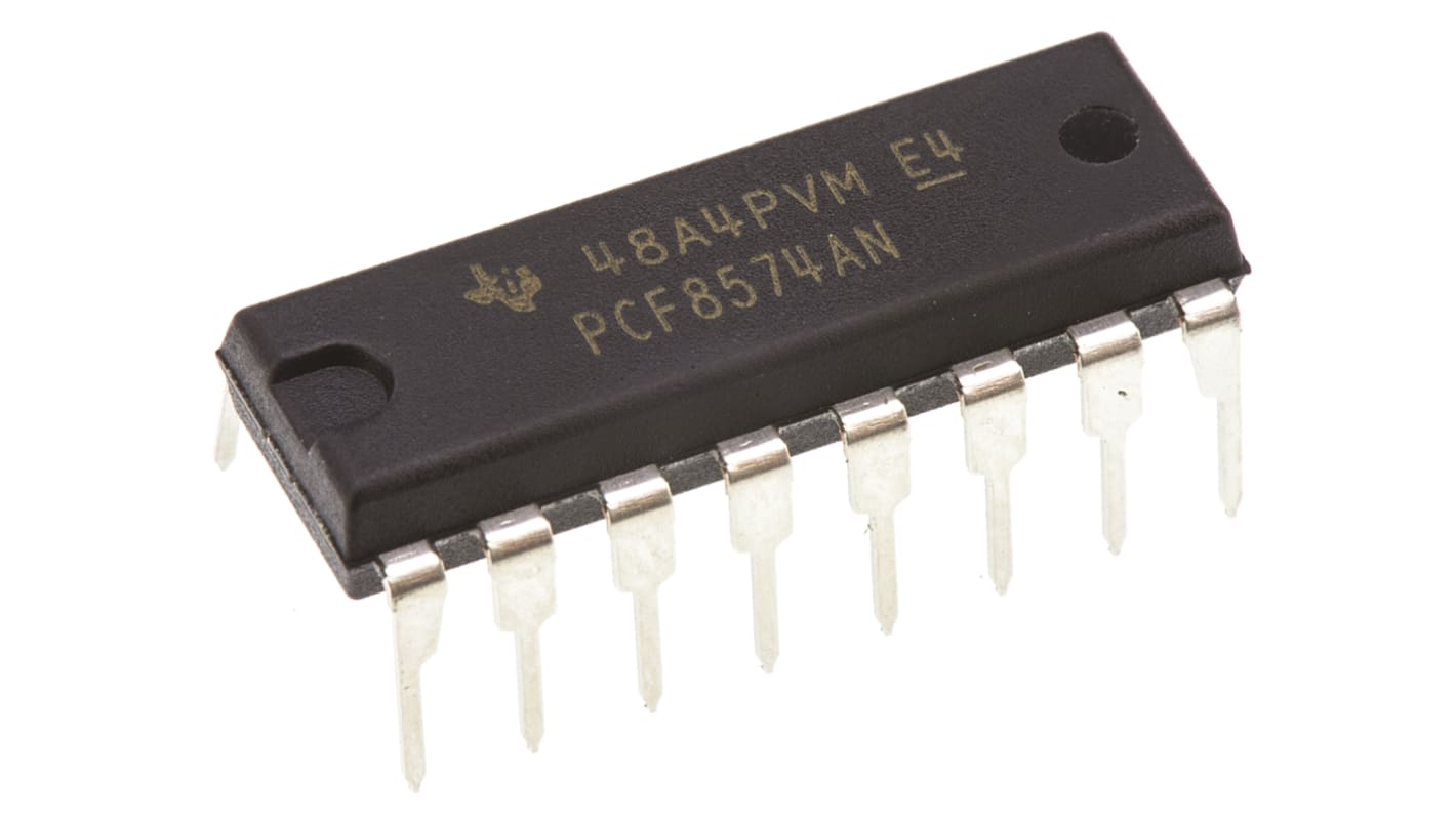Texas Instruments 8-Channel I/O Expander I2C, SMBus 16-Pin PDIP ...