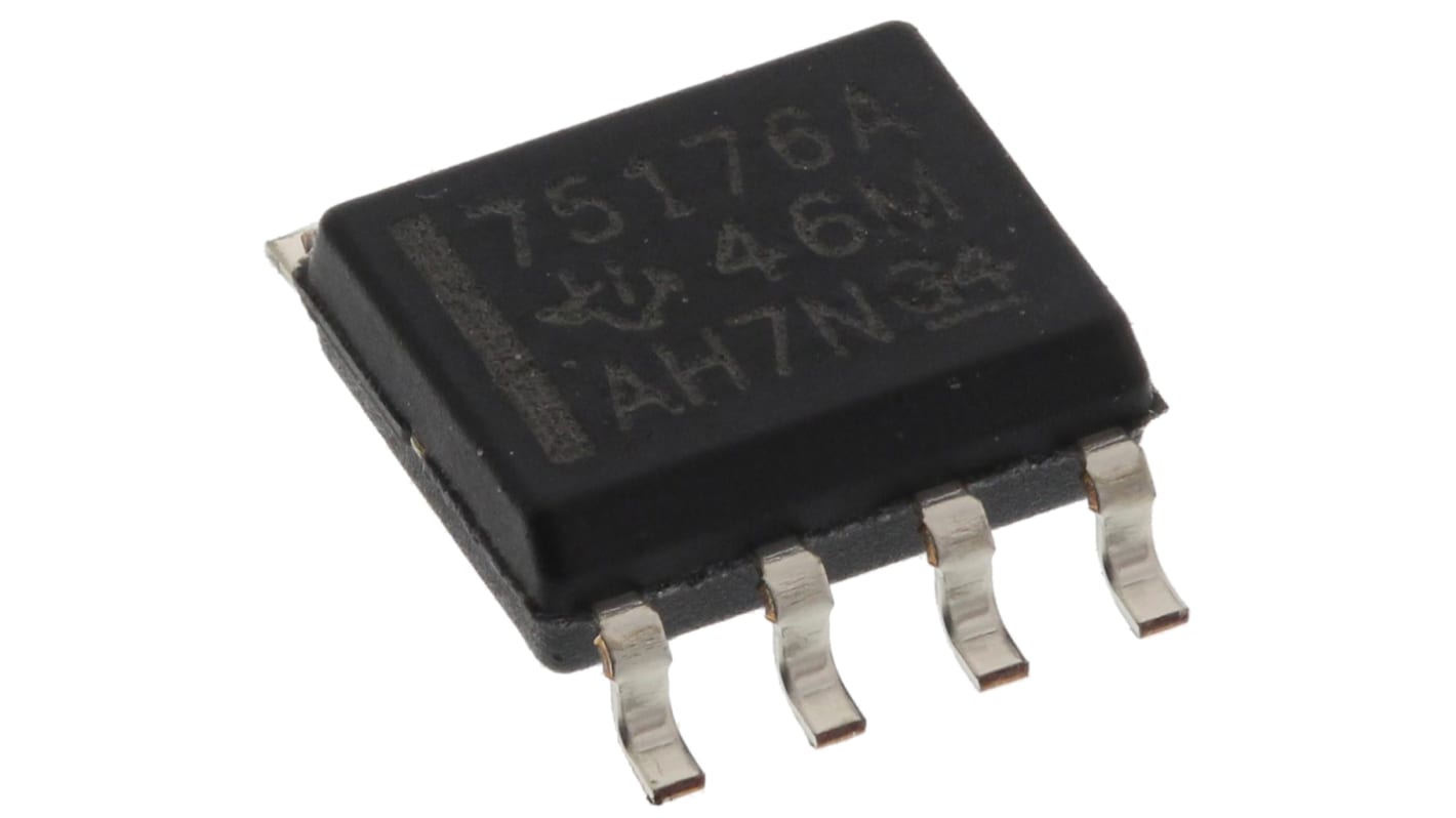 Texas Instruments ライントランシーバ表面実装, 8-Pin, SN75176AD