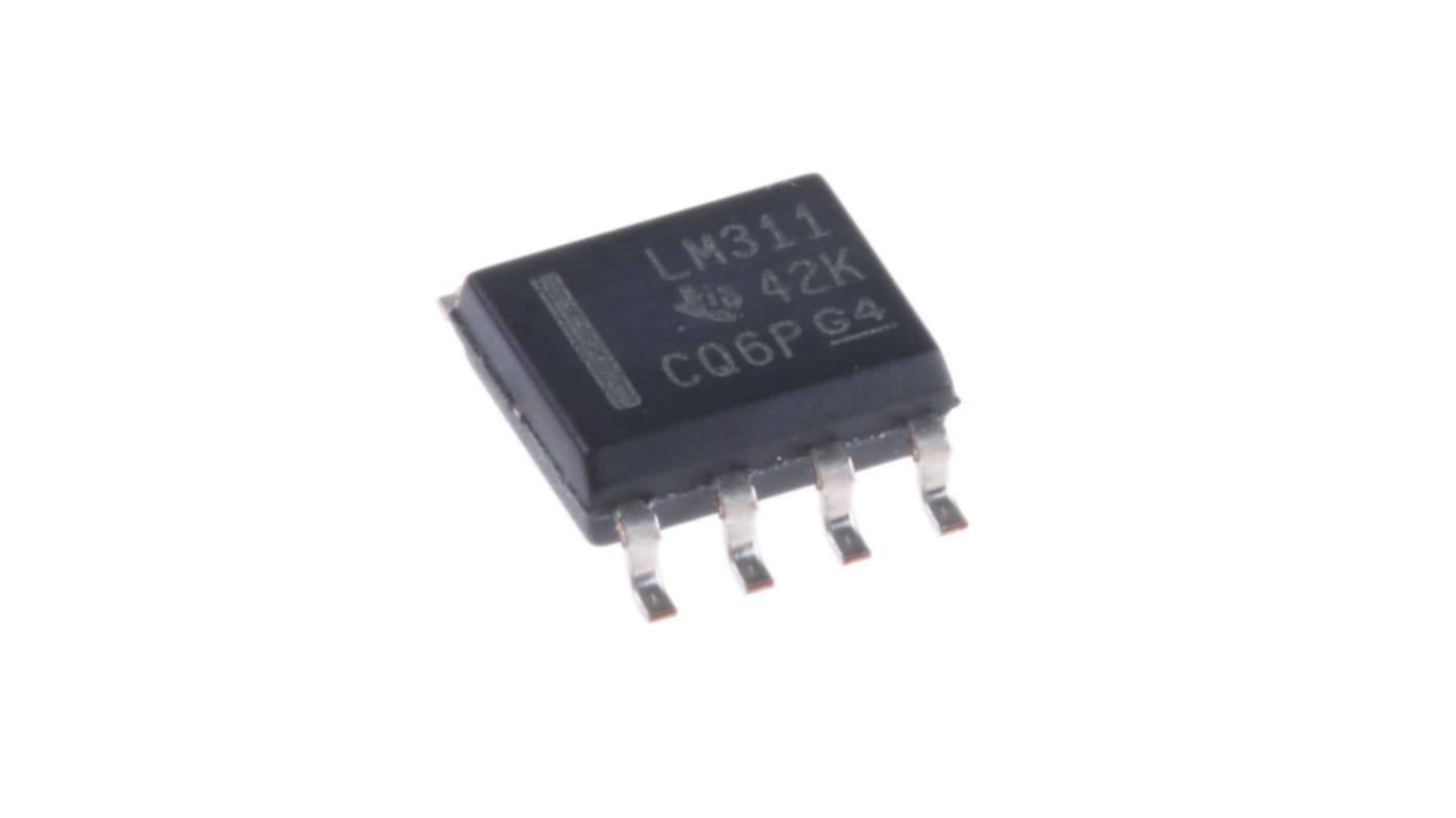 Comparatore Texas Instruments, SMD alimentazione singola e duale, SOIC, 8 Pin