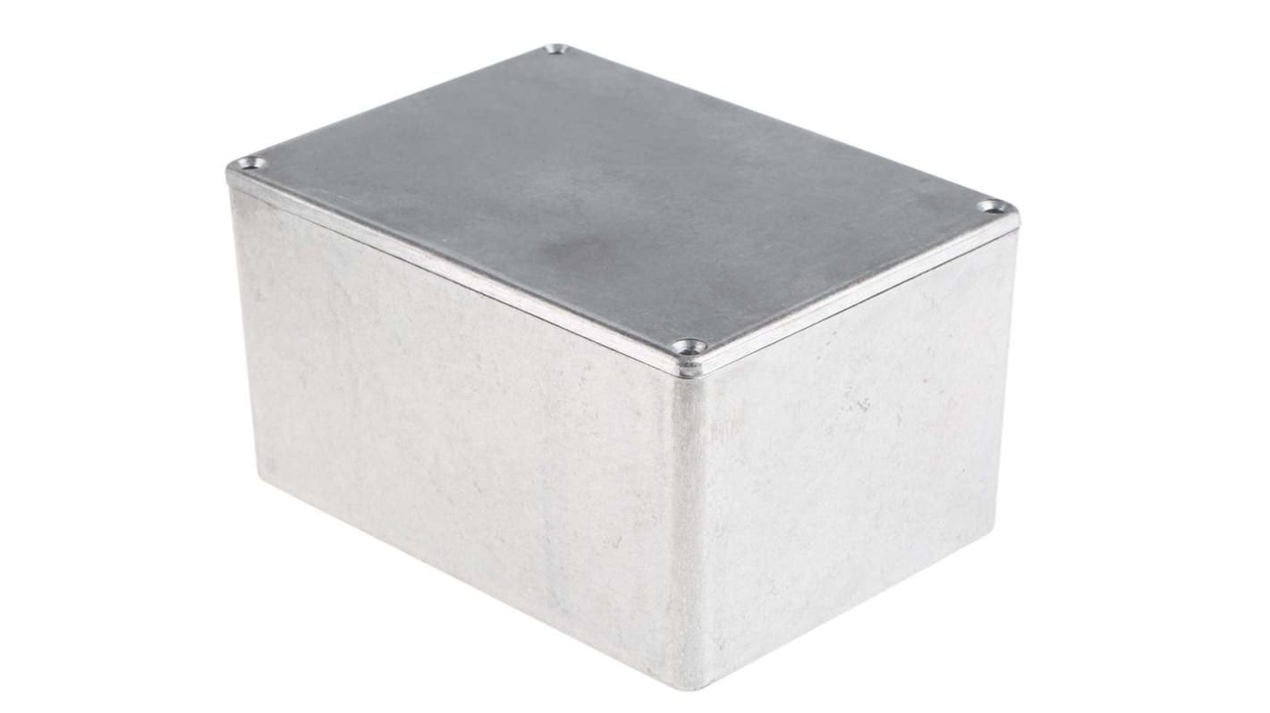 Caja RS PRO de Aluminio Presofundido Plateado, 139.1 x 101.5 x 76.7mm, Apantallada